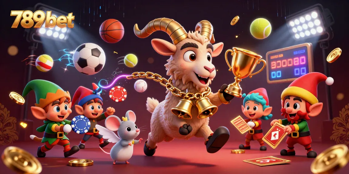 Experience thrilling 789 bet action with 3D cartoon characters in a vibrant casino setting.