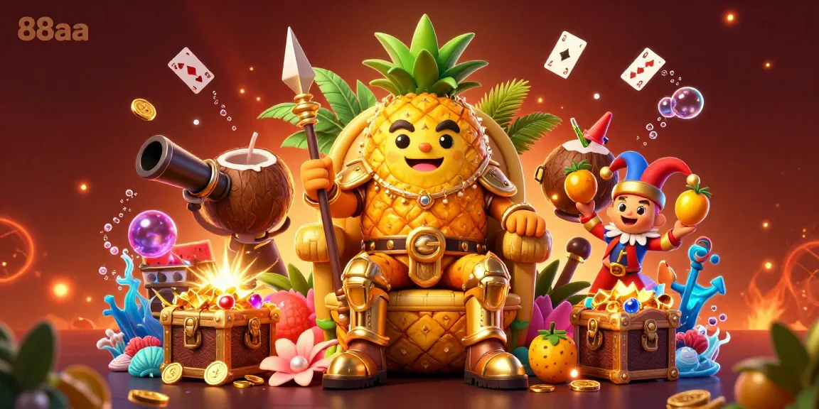 Engage with the exciting world of 88aa casino games featuring a pineapple king and his tropical entourage.