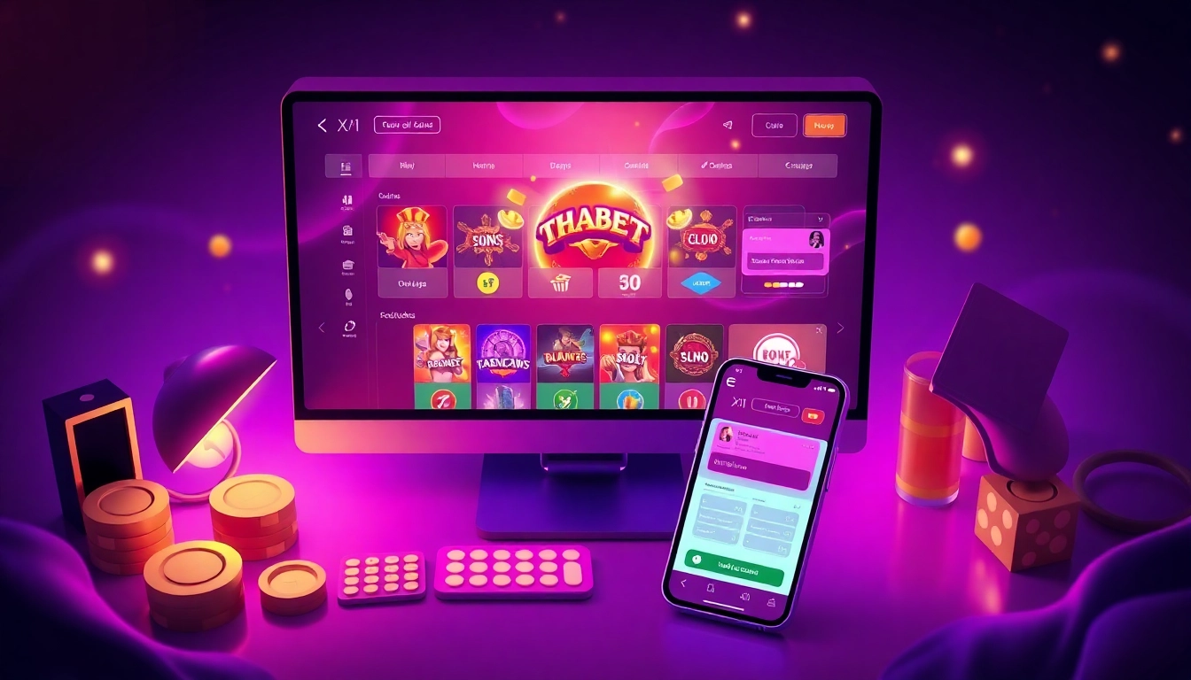 Experience seamless access to thabet đăng nhập on our user-friendly interface showcasing vibrant casino gaming options.