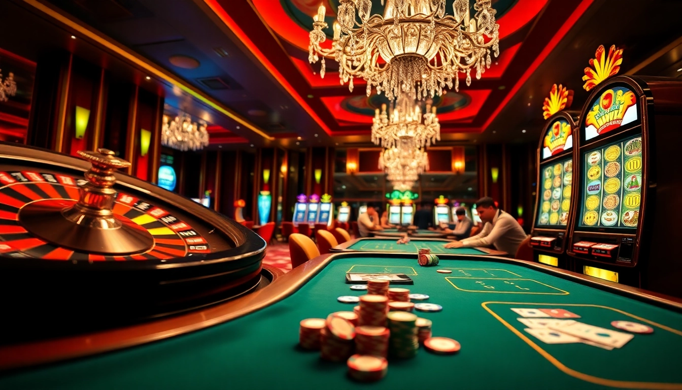 Experience the excitement of Hi888 with vibrant casino tables and engaging gameplay.