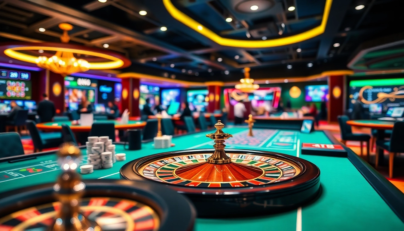 Experience the thrill of classic and online gambling at https://vnew88.vip/ with players enjoying luxury casino action.