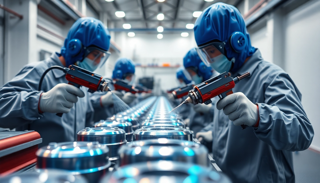 Powder coating malaysia production facility showcasing innovative techniques and vibrant colors