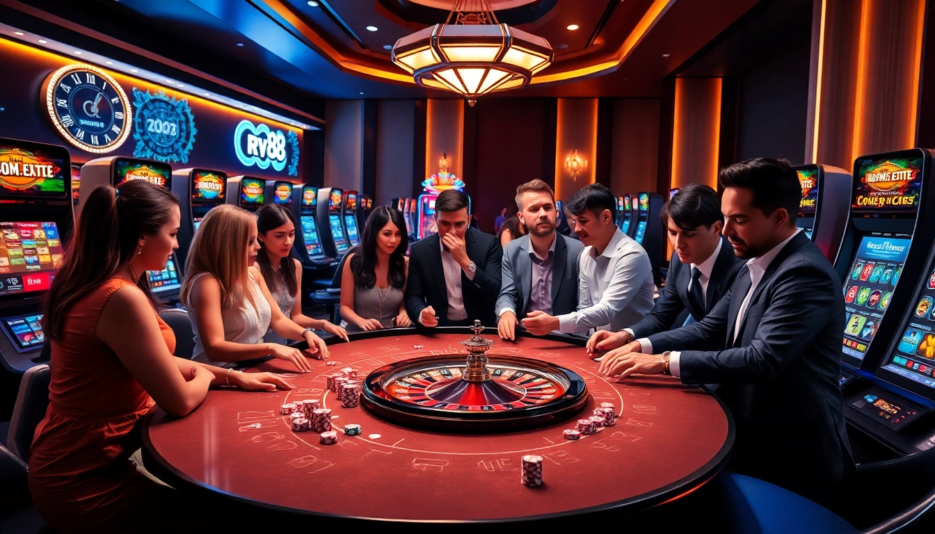 Experience the excitement of gambling at https://rr88.lat/ with vibrant casino visuals.