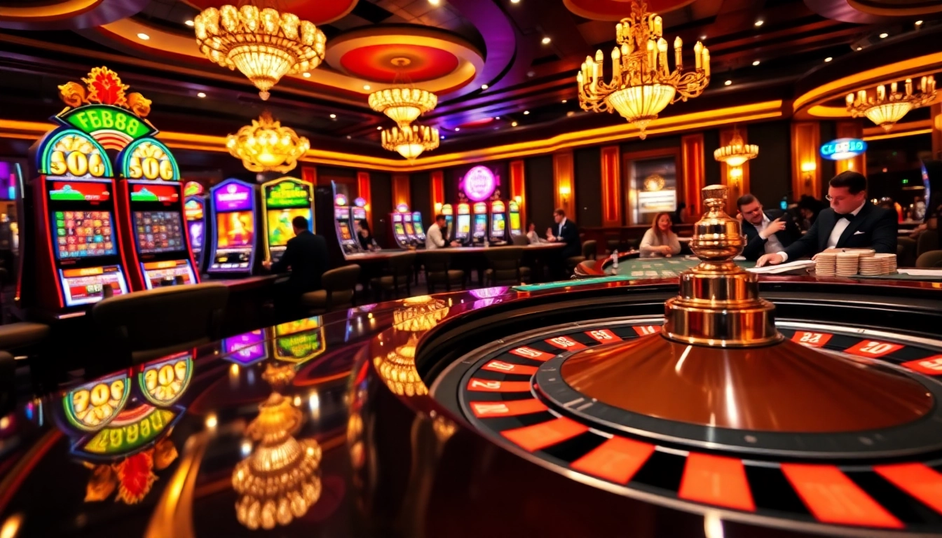 Experience the excitement of fb88 with luxurious casino games and vibrant betting scenes.