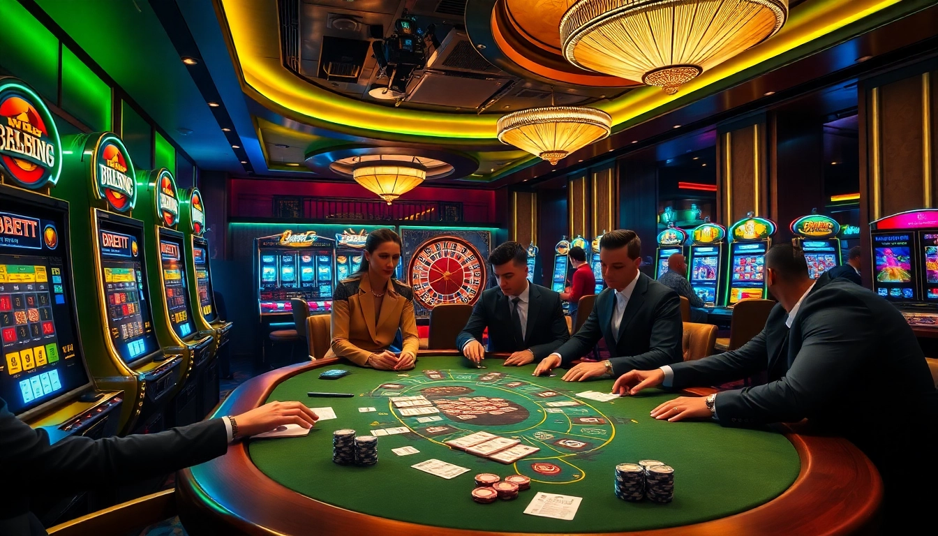 Experience the thrill of gambling at mb66.nyc with an exciting casino atmosphere featuring poker and roulette.