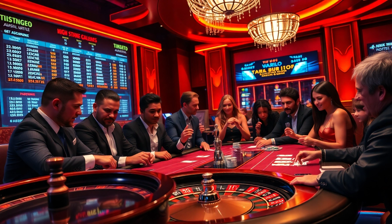 Exciting gameplay at MK 8 casino with vibrant poker chips and a roulette wheel.