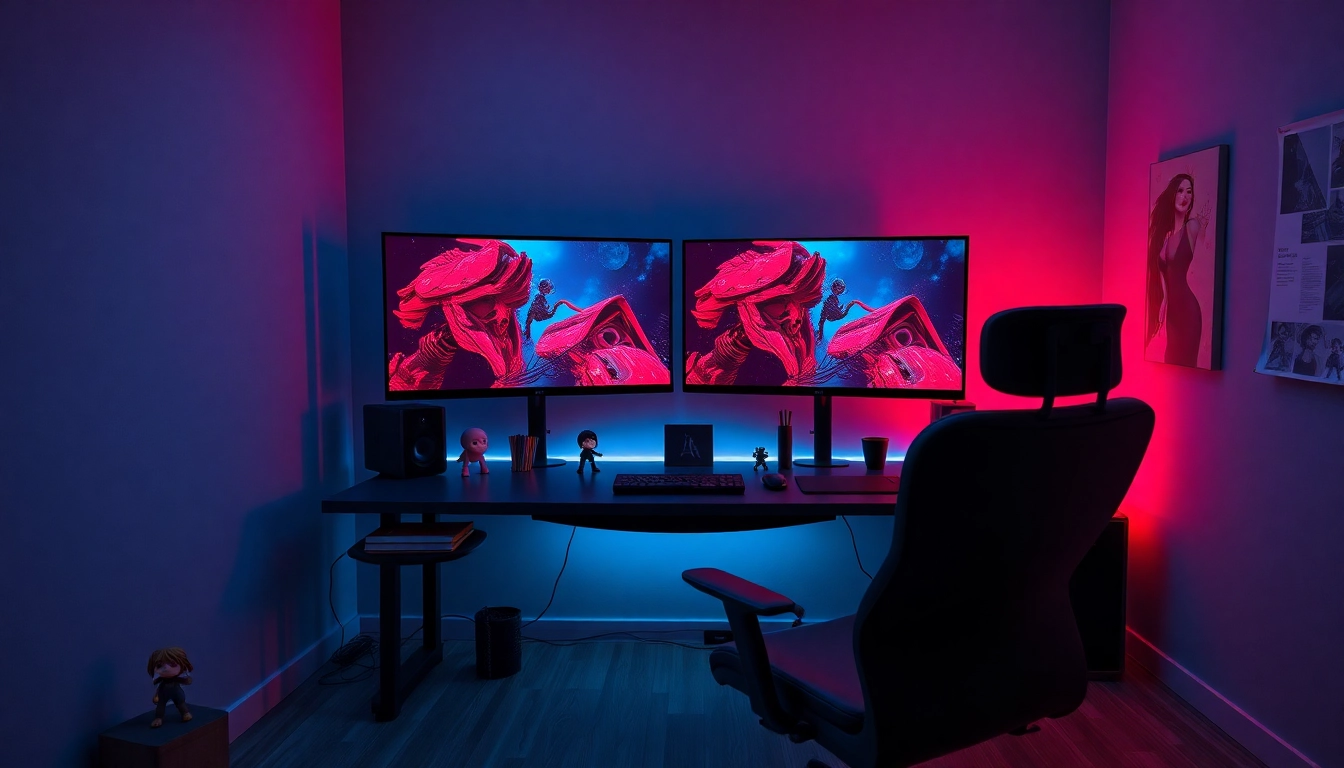 Advanced digital art studio creating captivating nsfw ai images with vibrant colors.