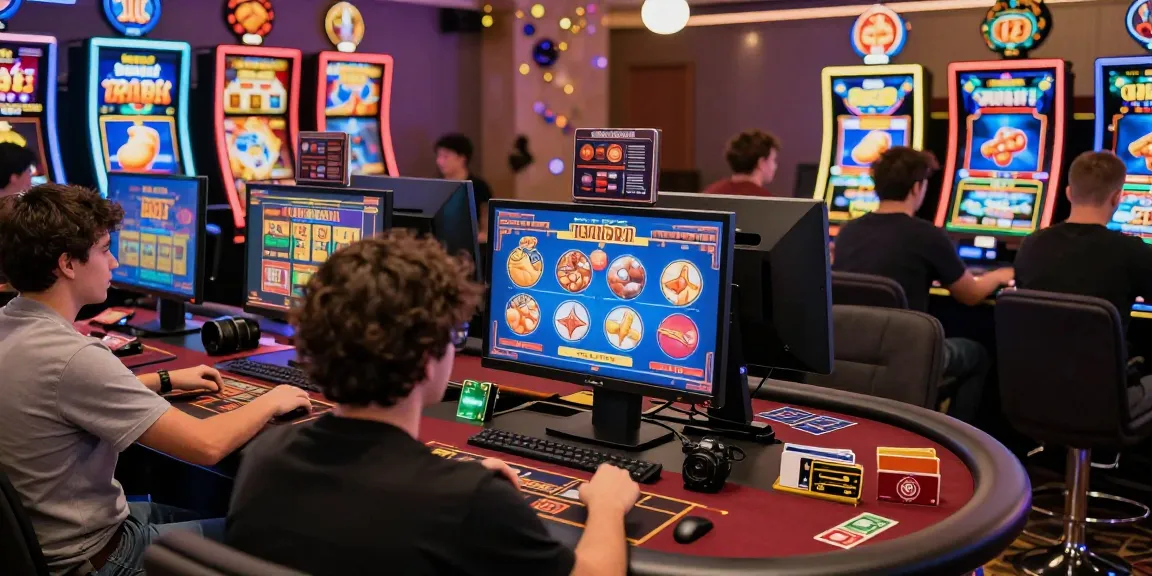 Engaged players experiencing online casinos that accept credit cards within a vibrant gaming environment.